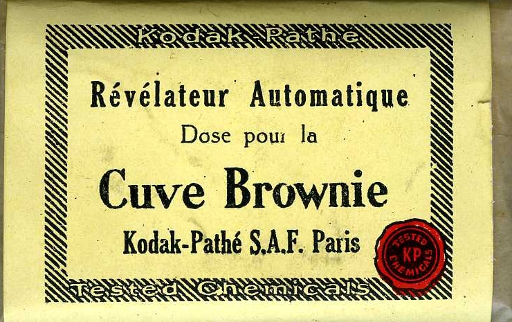 Kodak - N° 2 Brownie developing box revelateur automatique